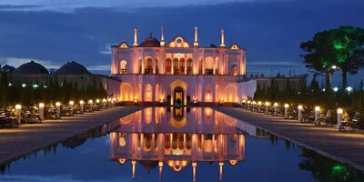 بازی نور و آب در باغ فتح آباد؛ اوج معماری هنرمندان کرمانی
