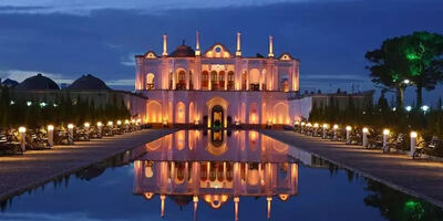 بازی نور و آب در باغ فتح آباد؛ اوج معماری هنرمندان کرمانی
