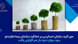 مهر تایید سازمان حسابرسی بر سودسازی بیمه تجارت‌نو
