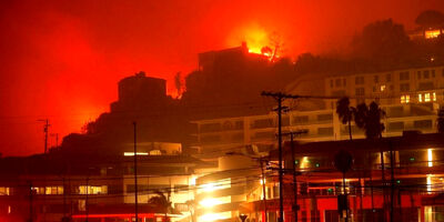فرار ۱۰۰ هزار نفر در پی آتش‌سوزی در لس آنجلس