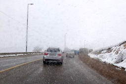 ۶ محور شمالی دارای ترافیک سنگین/بارش برف و باران در برخی جاده ها
