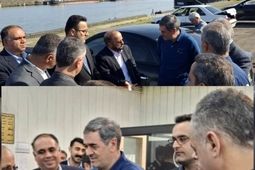 بازدید رئیس کل بیمه مرکزی از باجه بیمه البرز در سازمان بنادر و گمرکات گیلان
