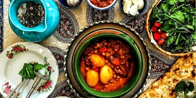 طرز تهیه دیزی سنگی لعاب دار خوشمزه قهوه خونه ای
