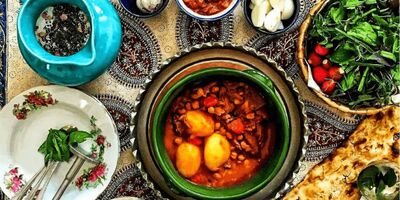 طرز تهیه دیزی سنگی لعاب دار خوشمزه قهوه خونه ای
