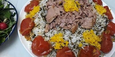 طرز تهیه امگشت پلو خوزستانی با کنسرو تن ماهی
