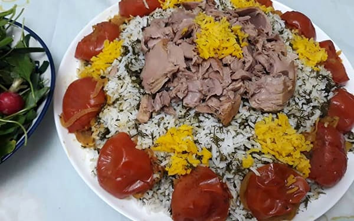 طرز تهیه امگشت پلو خوزستانی با کنسرو تن ماهی
