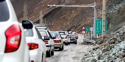  ترافیک سنگین در محور چالوس