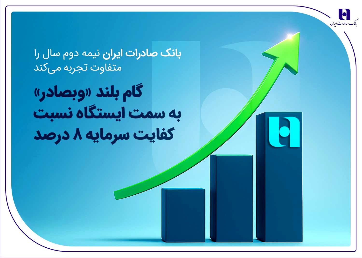 گام بلند «وبصادر» به سمت ایستگاه نسبت کفایت سرمایه ۸ درصد
