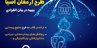 بیمه آسیا بیمه نامه "درمان انفرادی" ارائه می کند