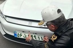 رونمایی از پلاک جدید خودروهای هیبریدی و برقی 