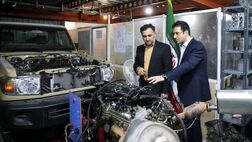 رونمایی از موتور بنزینی ۶ سیلندر ساخت ایران 