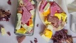 دستور تهیه بستنی خشک بادام‌زمینی برای شب چله

