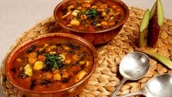 طرز تهیه آش میوه مجلسی با انواع میوه های تازه و خشک