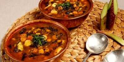 طرز تهیه آش میوه مجلسی با انواع میوه های تازه و خشک