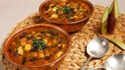 طرز تهیه آش میوه مجلسی با انواع میوه های تازه و خشک