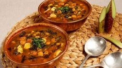 طرز تهیه آش میوه مجلسی با انواع میوه های تازه و خشک