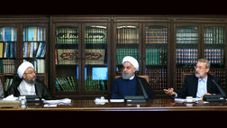 جلسه اقتصادی سران سه قوه در پاستور