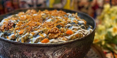 طرز تهیه آش ماش و قمری اصفهان