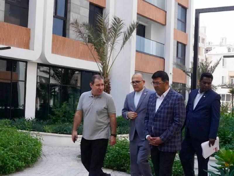 بازدید مدیران ارشد بانک مسکن از پروژه ۱۷۰ واحدی «هسا» کیش / تجربیات موفق طرح‌های مشارکتی بانک مسکن در مناطق آزاد
