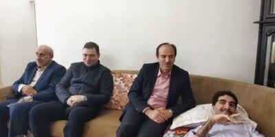  مدیرعامل بیمه آسیا از کارمند شعبه مهاباد عیادت کرد