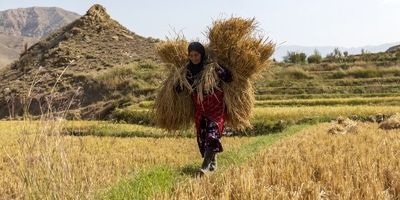 طبیعت پاییزی روستای تاریخی برغان در استان البرز‎