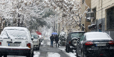 بارش برف و باران در نقاط مختلف کشور