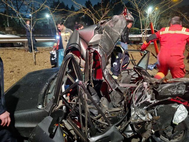 برخورد کامیون و پراید در مشیریه؛ ۲ نفر جان باختند