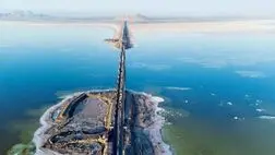 افزایش ۳۸۹ کیلومتری وسعت دریاچه ارومیه 