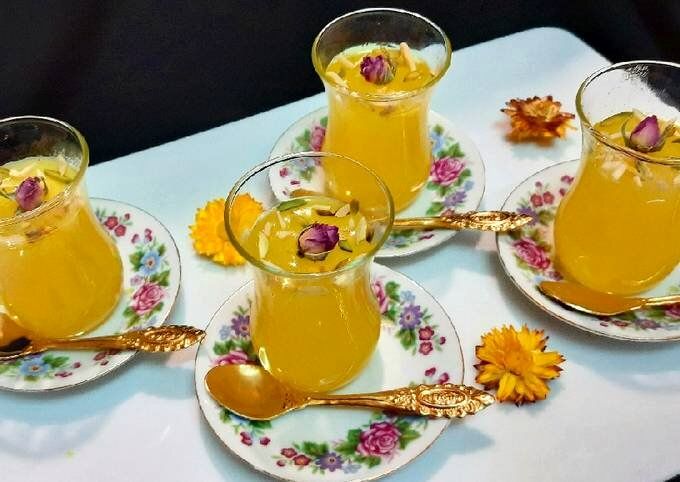 طرز تهیه ماقوت زعفرانی یزدی؛ خیرات روز پنج شنبه
