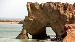 روزنه دریا در جزیره هرمز فرو ریخت