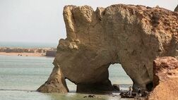 روزنه دریا در جزیره هرمز فرو ریخت