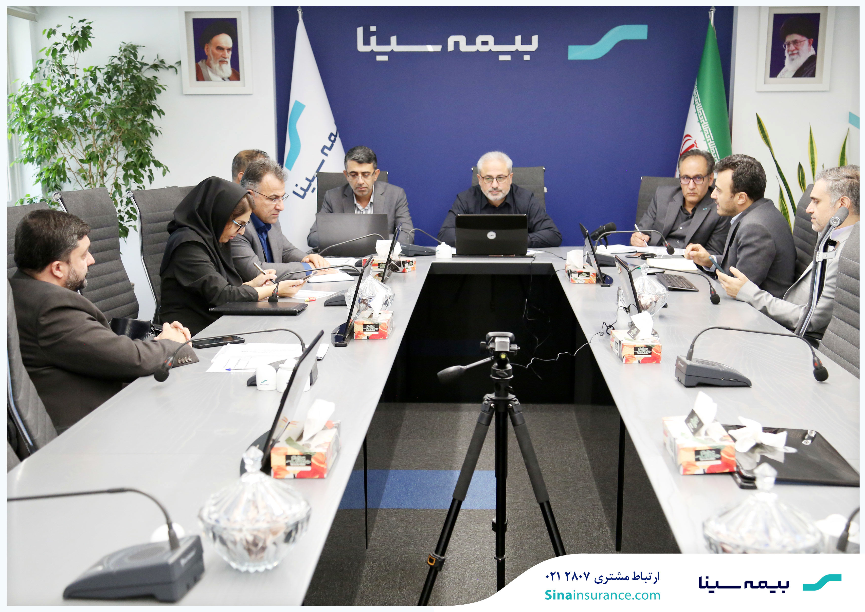 سومین دیدار مجازی مدیرعامل بیمه سینا با رؤسای شعب
