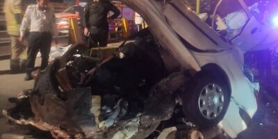  برخورد پژو ۲۰۶ با گاردریل دو قربانی گرفت