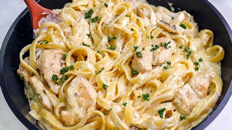 طرز تهیه پاستا با مرغ به ساده ترین و خوشمزه ترین روش