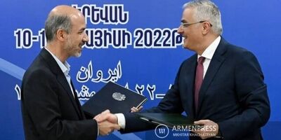 امضای سند یادداشت تفاهم همکاری‌های اقتصادی ایران و ارمنستان