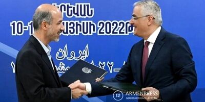امضای سند یادداشت تفاهم همکاری‌های اقتصادی ایران و ارمنستان
