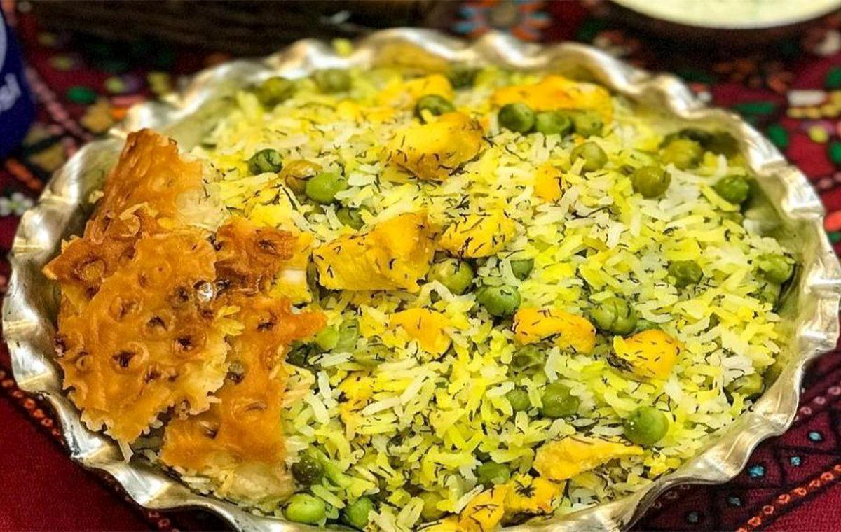 نخودفرنگی پلو؛ یک پلو مخلوط لذیذ با دو روش پخت
