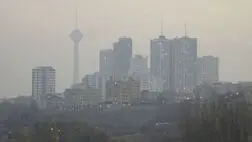 ۱۳ ایستگاه سنجش کیفیت هوای تهران در وضعیت «نارنجی»
