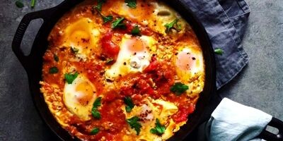 طرز تهیه شاکشوکا؛ خوشمزه‌ترین پیش‌غذای مدیترانه ای