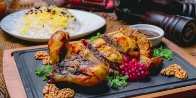  پیشنهاد شام یلدایی با مرغ و انار