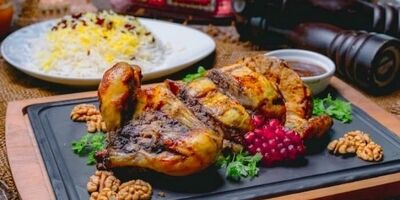  پیشنهاد شام یلدایی با مرغ و انار