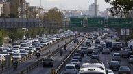 ترافیک پر حجم و سنگین در برخی از معابر و بزرگراه‌های پایتخت
