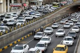 ترافیک سنگین صبحگاهی در اکثر خیابان‌های تهران
