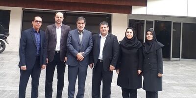 بازدید سرپرست بیمه ایران از شعب قراردادهای خاص و پایانه غرب 