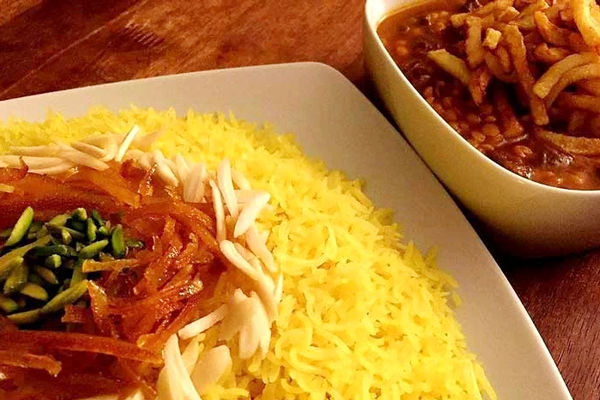 طرز تهیه شیرین پلو شیرازی با دستور اصیل + نکات طلایی
