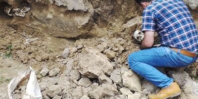 کشف اسکلت انسان در جریان لوله‌کشی محله بریانک
