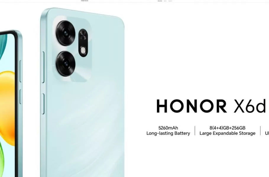 آنر X6d 5G با نمایشگر ۹۰ هرتزی و دایمنسیتی ۶۳۰۰ معرفی شد
