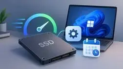 افزایش سرعت SSD کامپیوتر با تنظیمات پیش‌فرض ویندوز

