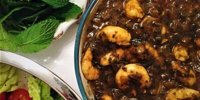 دستورالعمل تهیه قلیه میگو اصیل بوشهری
