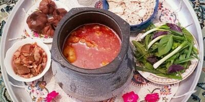 طرز تهیه دیزی سنگی لعاب دار و خوشمزه قهوه خونه ای 